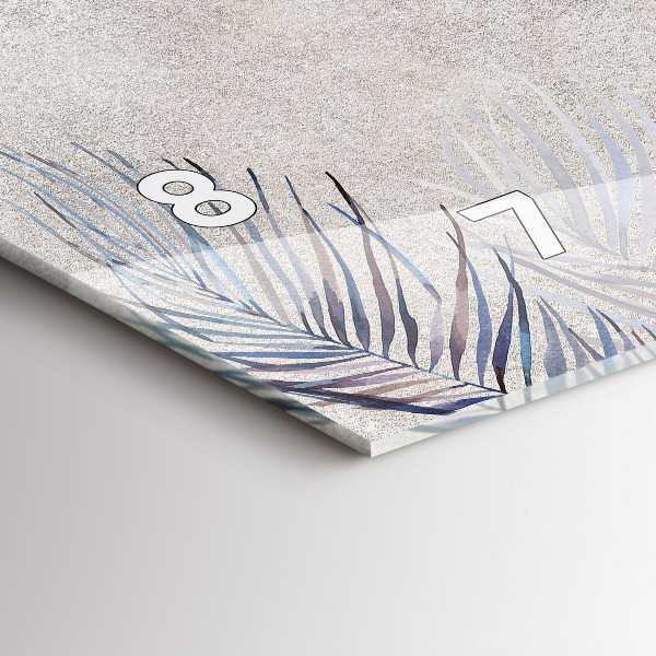 Horloge murale horizontale Palme