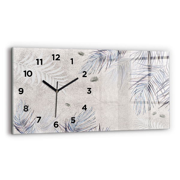 Horloge murale horizontale Palme
