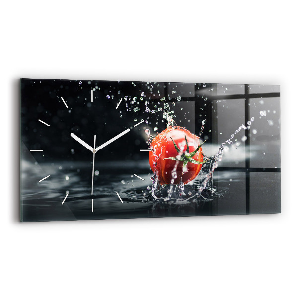 Horloge murale horizontale Tomate