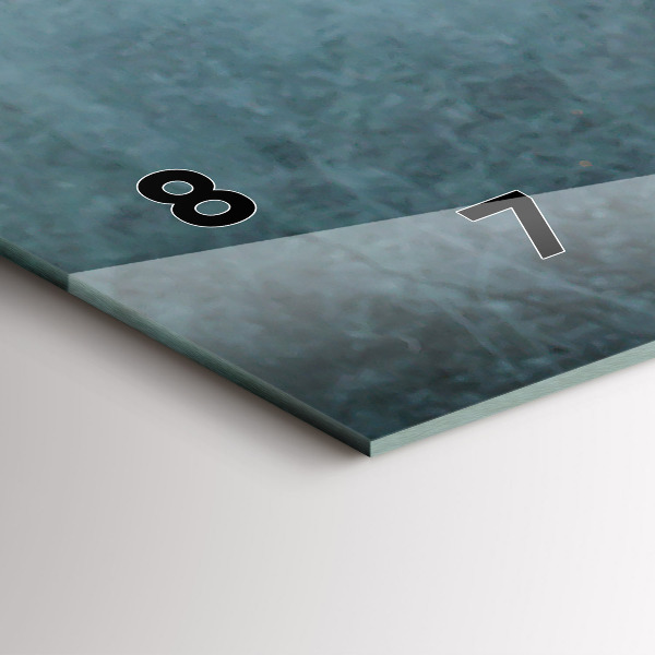 Horloge murale horizontale Une tasse de café