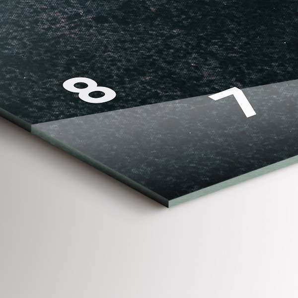 Horloge murale horizontale Café en grains