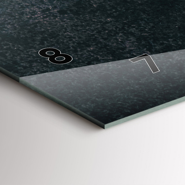 Horloge murale horizontale Café en grains