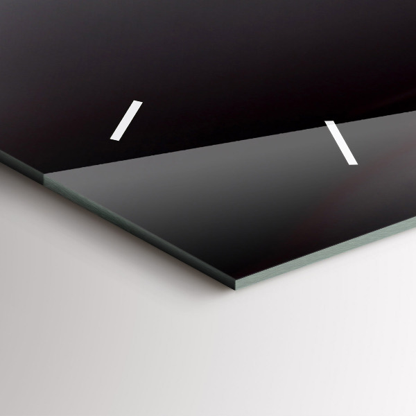 Horloge murale horizontale Un verre de vin