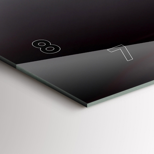 Horloge murale horizontale Un verre de vin