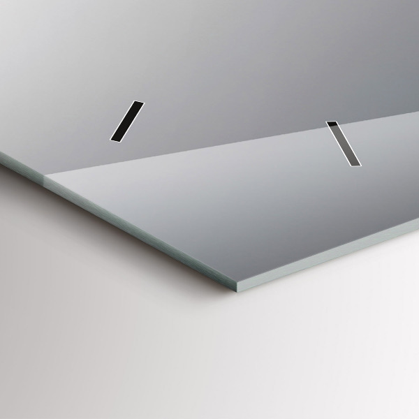 Horloge murale horizontale Un verre de vin rouge