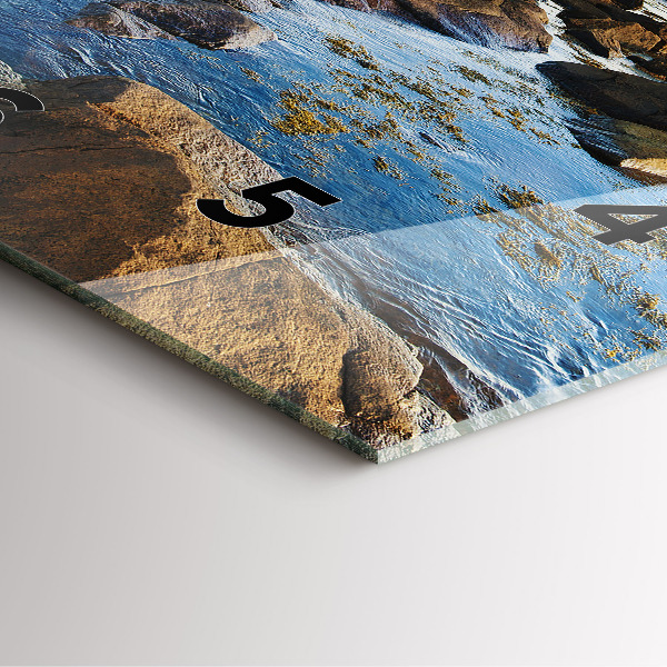 Horloge murale carrée 'Phare d''Annisquam'