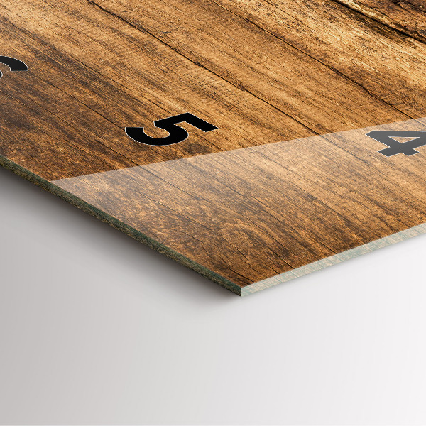 Horloge murale carrée 'Cuillères d''épices'