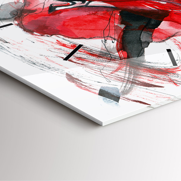 Horloge murale carrée Couple dansant