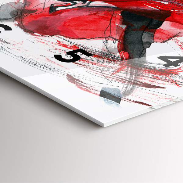 Horloge murale carrée Couple dansant