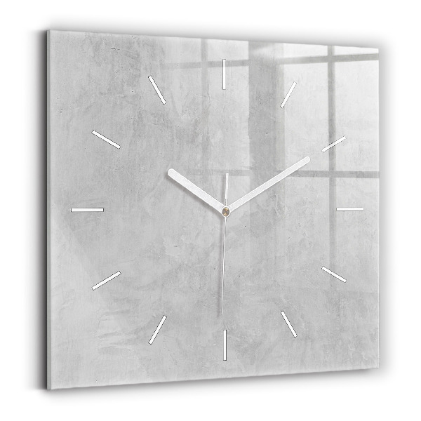 Horloge murale carrée Mur de pierre