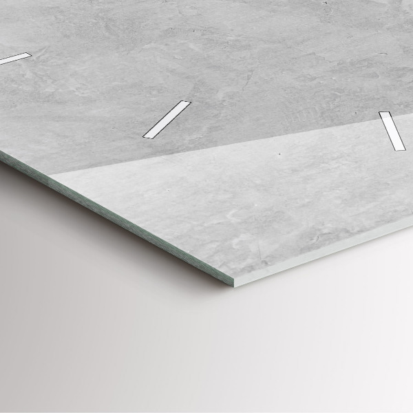 Horloge murale carrée Mur de pierre