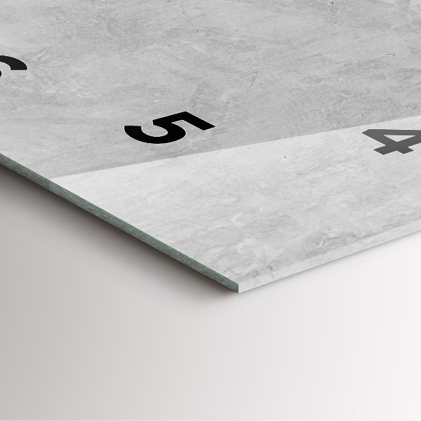 Horloge murale carrée Mur de pierre