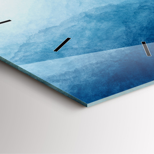 Pendule carrée en verre Eau de captage