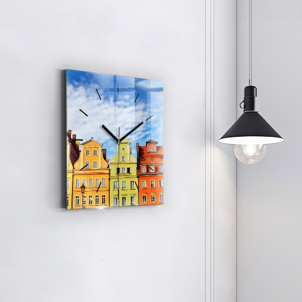 Horloge murale carrée Wroclaw - Vieille ville