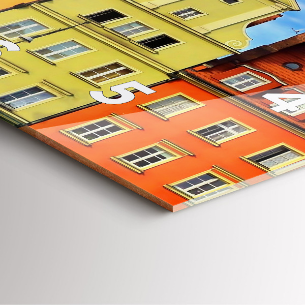 Horloge murale carrée Wroclaw - Vieille ville