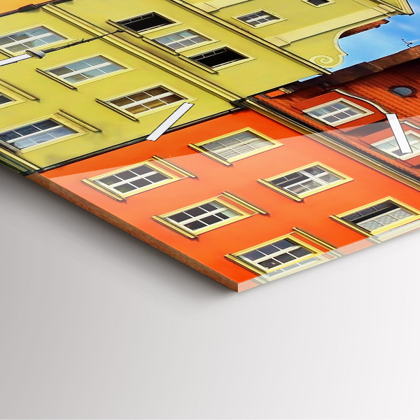 Horloge murale carrée Wroclaw - Vieille ville