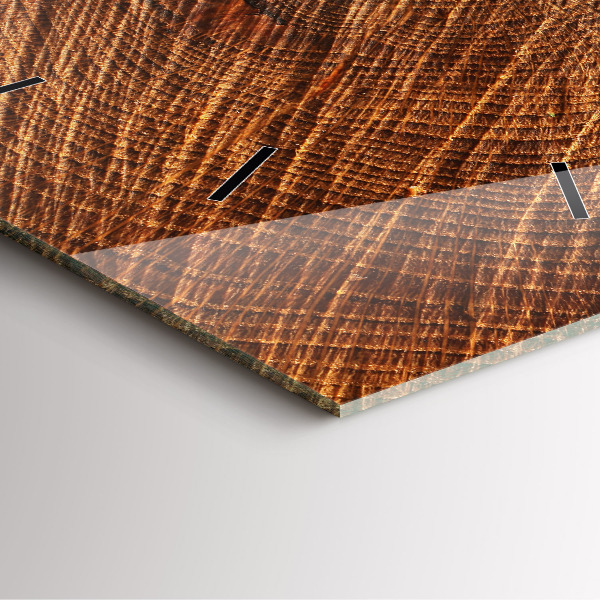 Horloge murale carrée Bois décoratif