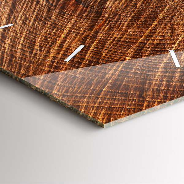 Horloge murale carrée Bois décoratif