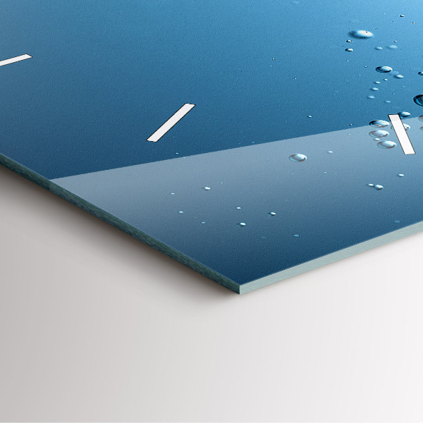 Horloge murale carrée Vue sous-marine