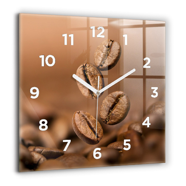 Horloge murale carrée Couleurs abstraites