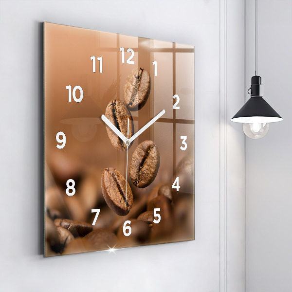 Horloge murale carrée Couleurs abstraites