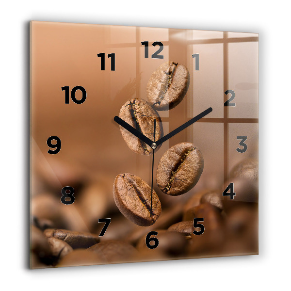 Horloge murale carrée Couleurs abstraites