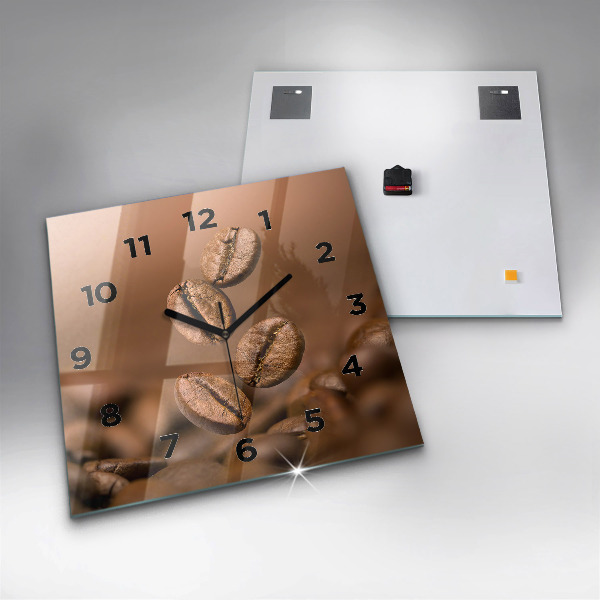Horloge murale carrée Couleurs abstraites