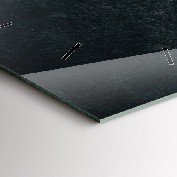 Horloge murale carrée Café en grains