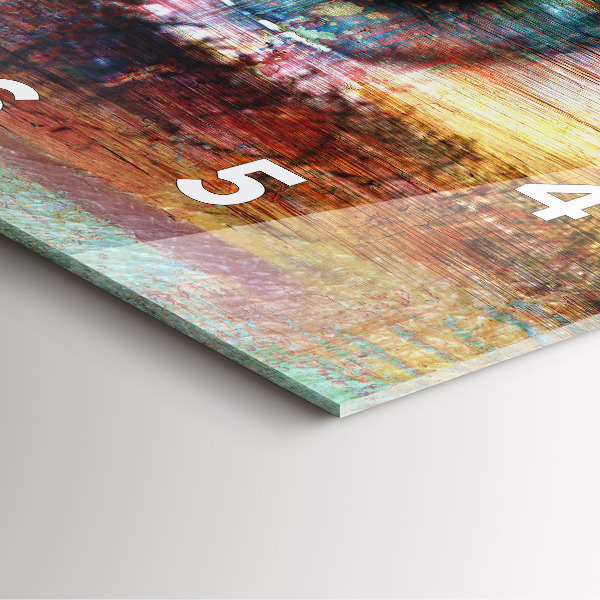 Horloge murale carrée Street Art Eye