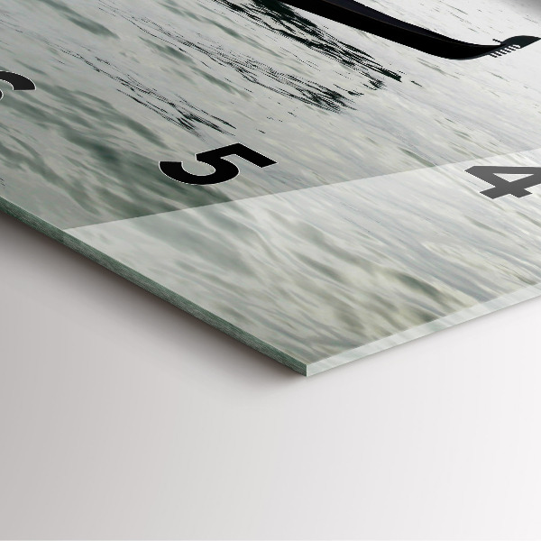 Horloge murale carrée Gondole à Venise