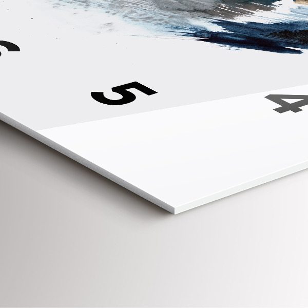 Horloge murale carrée Capitaine avec des jumelles