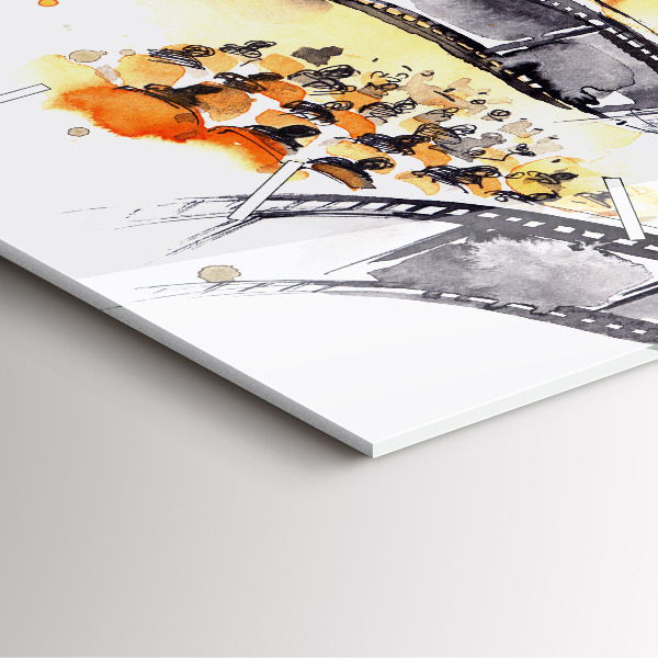 Horloge murale carrée caméra de cinématographie