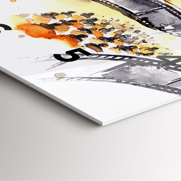 Horloge murale carrée caméra de cinématographie