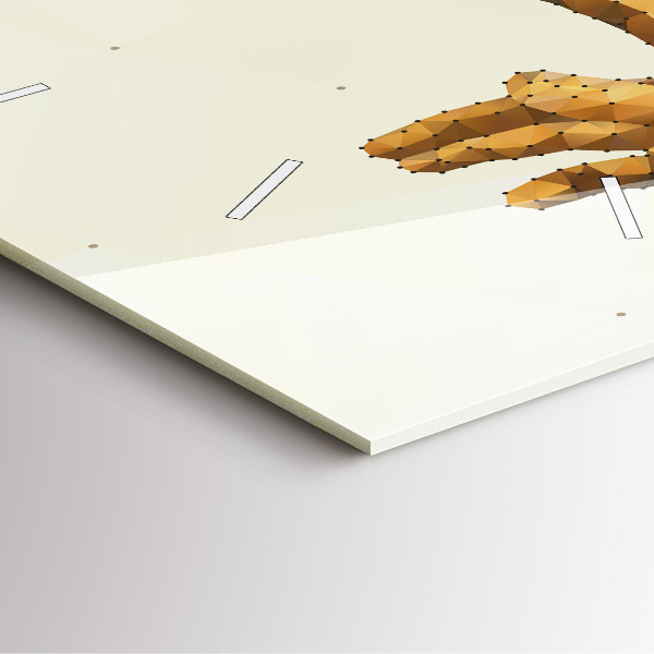 Horloge murale carrée 'Création d''Adam'