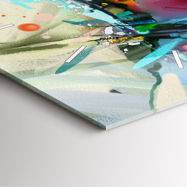 Horloge murale carrée 'Des rangées d''épices'