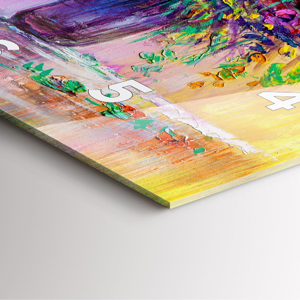 Horloge murale carrée Fleurs dans un vase