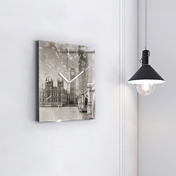 Horloge carrée en verre Londres Angleterre Big Ben
