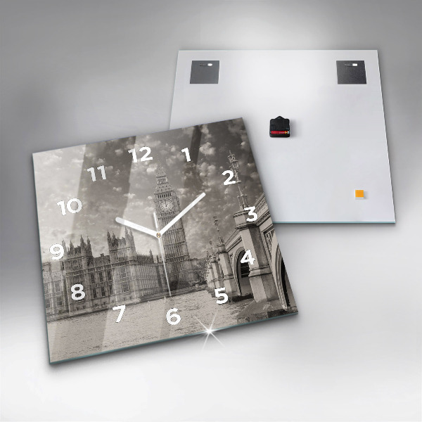 Horloge carrée en verre Londres Angleterre Big Ben