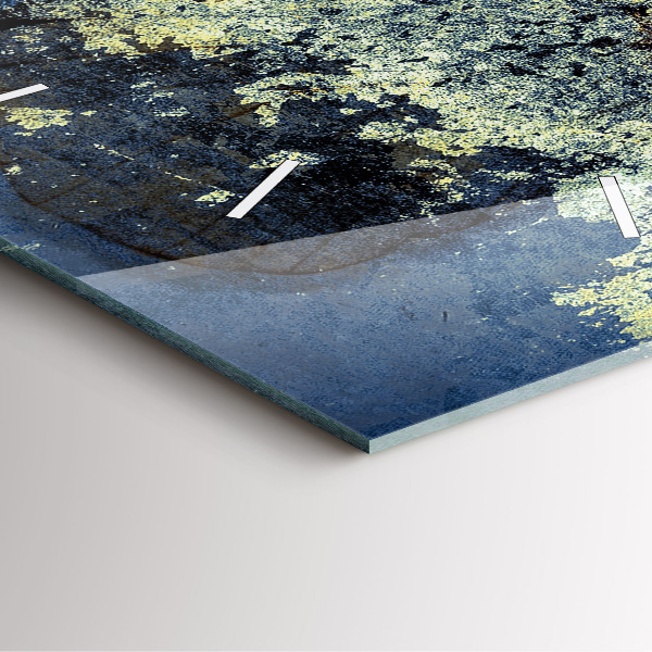 Pendule carrée en verre Papillon style vintage