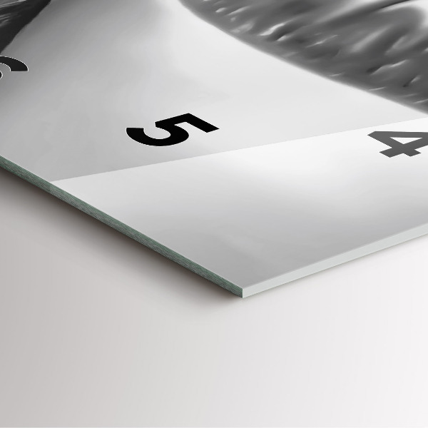 Horloge murale carrée Les lèvres de la femme