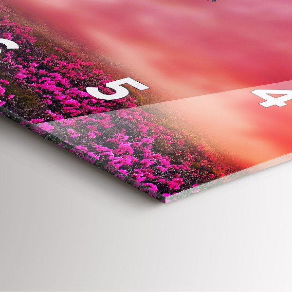 Horloge murale carrée Nichoir