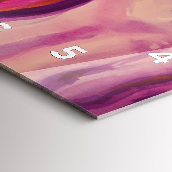 Horloge murale carrée Peindre des femmes