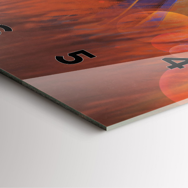 Horloge murale carrée Chevalier avec une épée