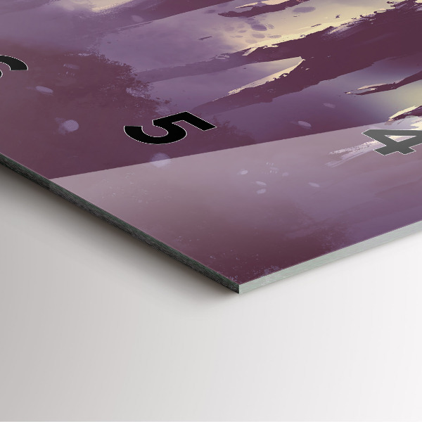 Horloge murale carrée Zombies la nuit - Halloween