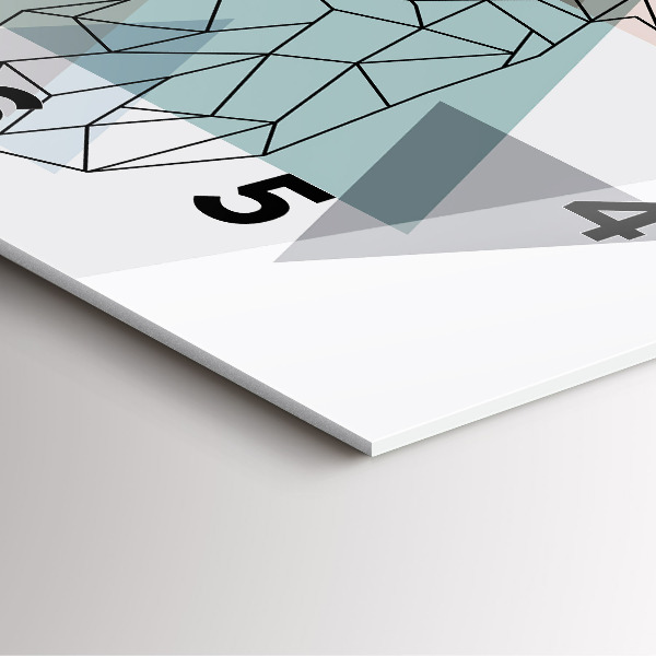 Horloge murale carrée Renne à la scandinave