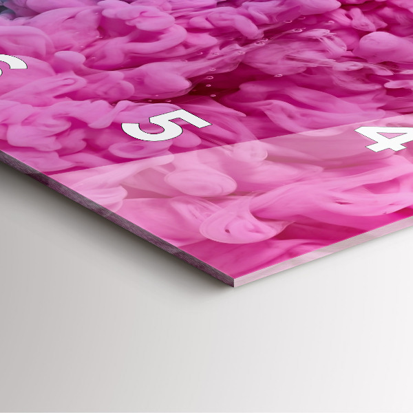 Horloge murale carrée Art moderne - taches