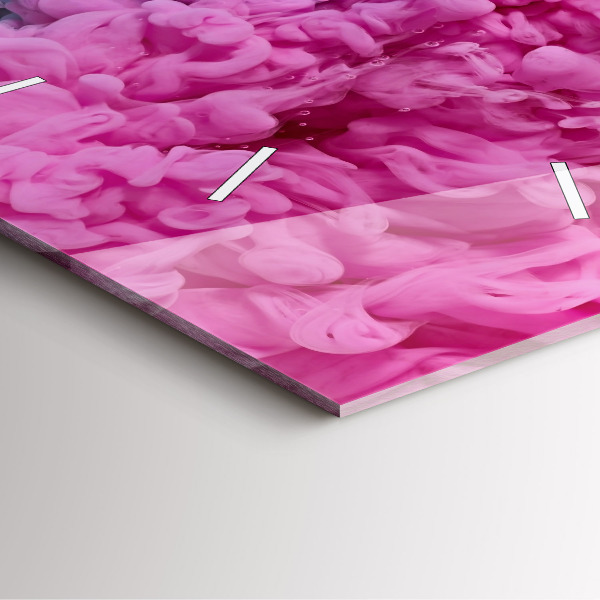 Horloge murale carrée Art moderne - taches