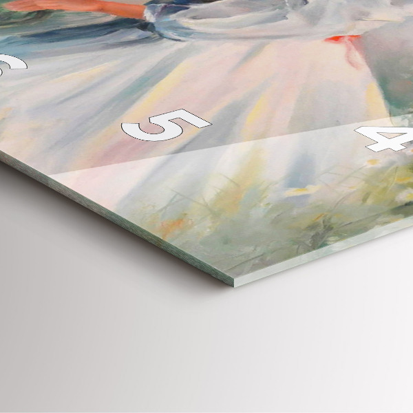 Horloge murale carrée Belle femme avec un cheval