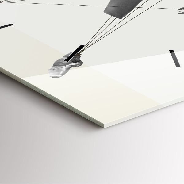 Horloge murale carrée Danseuse abstraite