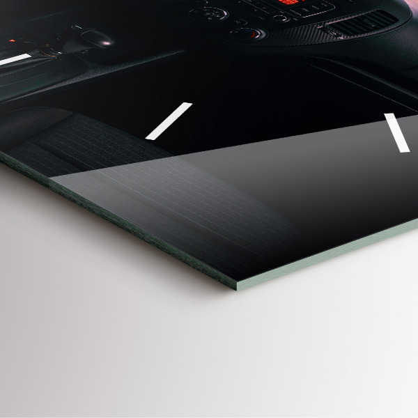 Horloge murale carrée Voiture à Tokyo